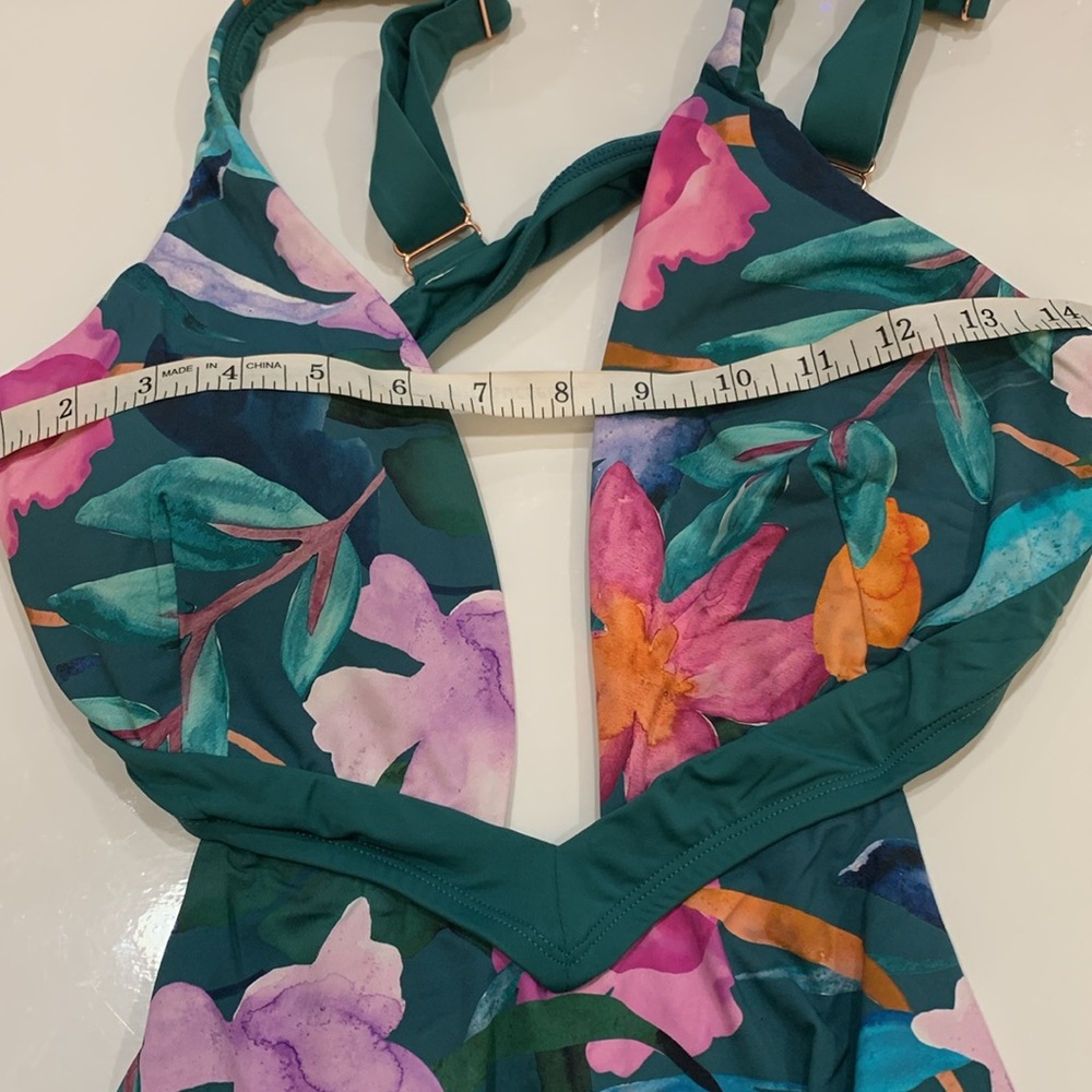 Anthropologie Water's Edge Mira Banded One-Piece Swimsuit - Picture 6 of 6